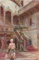 ** T2 Venice, Venezia; Hotel Royal Danieli, Lo Scalone / Hotel Interior, The Staircase, Ladies, Art Postcard S:... - Non Classificati