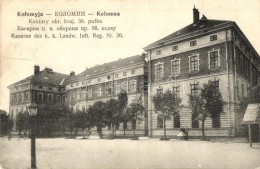 T2/T3 Kolomyja, Kolomea; Koszary Obr. Kraj. 36. Pulku / Kaserne Des K. K. Landw. Inft. Reg. Nr. 36. /... - Sin Clasificación