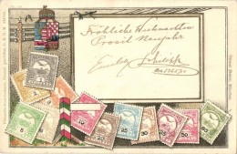 * T2 A Magyar Kir. Posta Bélyegei / Set Of Hungarian Stamps, Coat Of Arms, Ottmar Zieher's Philatelie... - Non Classificati