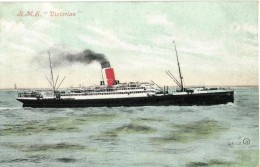 ** T2 RMS Victorian Ocean Liner Of The Allan Line. Valentine's Series - Non Classificati