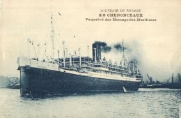 * T2 SS Chenonceaux, Paquebot Des Messageries Maritimes - Non Classificati