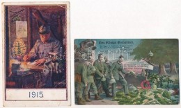 10 Db RÉGI Katonai MÅ±vészlap Vegyes MinÅ‘ségben / 10 Pre-1945 Military Art Postcards In Mixed... - Non Classificati