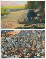 10 Db RÉGI Katonai MÅ±vészlap Vegyes MinÅ‘ségben / 10 Pre-1945 Military Art Postcards In Mixed... - Sin Clasificación