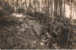 T2/T3 1917 K.u.K. Katonák A Lövészárokban Az Orosz-román Fronton / WWI... - Non Classificati