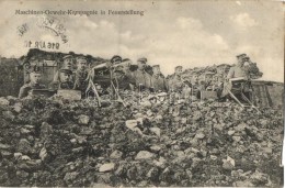 T4 'Maschinen-Gewehr-Kompagnie In Feuerstellung' / WWI German Machine Gun Troops In Firing Position, Artillery,... - Non Classificati