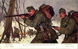 * T1/T2 K.u.K. Feldjäger-Bataillon Nr. 29 / K.u.K. Soldiers, Battle Scene S: Hans Larwin - Non Classificati