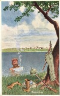 ** T2 'Badeurlaub' Wohlgemuth & Lissner, Erlebnisse Eines Landsturmmannes No. 1060 / German Military Humour S:... - Non Classificati