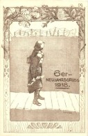 ** T2 1918 6er Neujahrsgruss Feldpostkarte / 6. Gyalogezred Rokkantjai, özvegyei és árvái... - Non Classificati