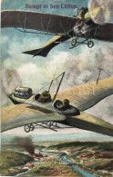 T2/T3 Kampf In Den Lüften / WWI K.u.K. Battle In The Air, Airplanes, Military Field Post S: Hoffmann (EK) - Sin Clasificación