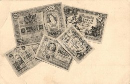 * T3 Tausend Kronen, Hundert Kronen, Zwanzig Kronen, Fünfzig Kronen, Zehn Kronen / Austro-Hungarian Banknotes... - Sin Clasificación