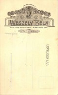 * T3 Weszely Béla ElsÅ‘ Lippai Hordógyáros, Lippa, Reklámlap / Transylvanian Barrel... - Zonder Classificatie