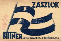 * T3/T4 Bittner és Társa Zászlóboltja, Reklám / Hungarian Flag Shop Advertisment... - Non Classificati