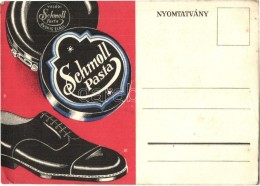 ** T2/T3 Schmoll CipÅ‘paszta Reklám / Schmoll Shoe Paste Advertisement Card (EK) - Sin Clasificación