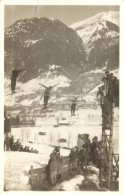 T2 1932 Síugrók A Hofgastein-i Téli Sport Pályán / Ski Jumpers In Hofgastein... - Zonder Classificatie