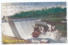 CPA Mundaring Weir Western Australia Australie écrite De Perth En 1907 éditeur The Bon Marché Stores - Perth