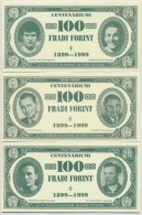 1999. 100Ft NévértékÅ± 'Centenáriumi Fradi Forint' Sike, Jurikné,... - Non Classificati