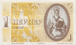 Montenegró 1991. 1P Fantázia Bankjegy T:I
Montenegro 1991. 1 Perper Fantasy Banknote C:UNC - Non Classificati