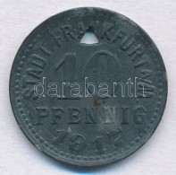 Német Birodalom / Frankfurt 1917. 10pf Zn Háromszög Alakú Lyukasztással,... - Non Classificati