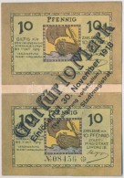 Németország / Weimari Köztársaság / Lindau (1919) 10pf (2x) Hajtatlan... - Non Classificati
