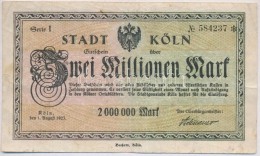 Németország / Weimari Köztársaság / Köln 1923. 2.000.000M... - Non Classificati