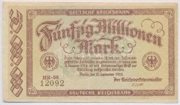Németország / Weimari Köztársaság / Birodalmi Vasút 1924. 50.000.000M... - Non Classificati
