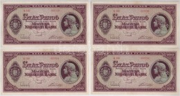 1945. 100P (4x) 'E100' T:II - Non Classificati