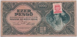 1945. 1000P BetÅ±hibás, élénk SzínÅ± 'MNB' Bélyeggel, EltérÅ‘ 3-as... - Non Classificati