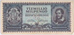 1946. 10.000.000MP Kossuth Szakállában Színhiány T:III - Sin Clasificación