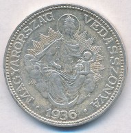 1936. 2P Ag 'Madonna' T:1- Adamo P7 - Non Classificati