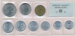 1973. 2f-10Ft (9xklf) érmés Forgalmi Sor Fóliatokban T:1 Adamo FO6 - Non Classificati