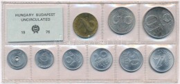 1976. 2f-10Ft (10xklf) érmés Forgalmi Sor Fóliatokban T:1 Kis Patina Adamo FO9 - Non Classificati