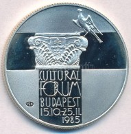 1985. 500Ft Ag 'Kulturális Fórum Budapest 1985' T:PP Adamo EM89 - Non Classificati
