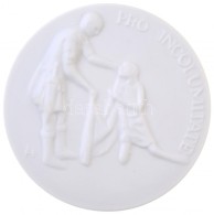 DN 'Pro Incolumitate' Jelzett Herendi Bisquit Porcelán Karton Tokban (66mm) T:1 - Non Classificati
