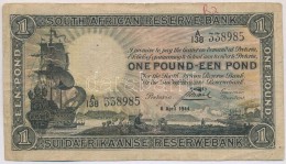 Dél-Afrika 1944. 1P T:III,III- 
South Africa 1944. 1 Pound C:F,VG
Krause 84.e - Non Classificati