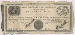 Franciaország / Rouen 1797-1803. 20Fr 'annulé (érvénytelen)'... - Zonder Classificatie