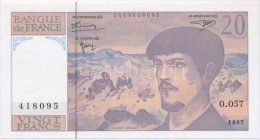 Franciaország 1997. 20Fr T:I
France 1997. 20 Francs C:UNC
Krause 151.i - Non Classificati