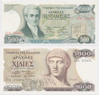 Görögország 1983. 500D + 1987. 1000D T:I,I-
Greece 1983. 500 Drachmai + 1987. 1000 Drachmai... - Zonder Classificatie