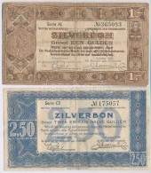 Hollandia 1938. 1G + 2 1/2G 'Zilverbonnen (EzüstértékÅ± Bankjegyek)' T:III,III-
Netherlands... - Non Classificati