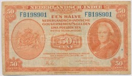 Holland Kelet-India 1943. 50c T:III
Netherlands East Indies 1943. 50 Cents C:F
Krause 110 - Zonder Classificatie