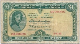 Írország 1968. 1P T:III- 
Ireland 1968. 1 Pound C:VG 
Krause 64.a - Sin Clasificación