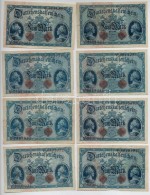 Német Birodalom 1914. 5M (9x) Hét JegyÅ± Sorszám T:III
German Empire 1914. 5 Mark (9x) Seven... - Non Classificati