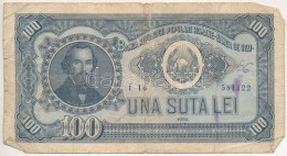 Románia 1952. 100L T:III-
Romania 1952. 100 Lei C:VG - Non Classificati