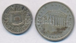 Ausztria 1925. 1/2Sch Ag + 1Sch Ag T:2 Patina
Austria 1925. 1/2 Schilling Ag + 1 Schilling Ag C:XF Patina - Zonder Classificatie