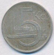 Csehszlovákia 1929. 5K Ag T:2 
Czechoslovakia 1929. 5 Korun Ag C:XF - Zonder Classificatie