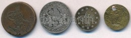 Egyiptom / Oszmán Birodalom 1842. (AH1255/4) 5p Cu + 1904. (AH1293/30) 2Q Ag (2,73g) + Oszmán... - Non Classificati