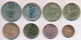 Görögország 2002. 1c-2E (8xklf)  Forgalmi Sor T:1-,2
Greece 2002. 1 Cent - 2 Euro (8xdiff) Coin... - Zonder Classificatie