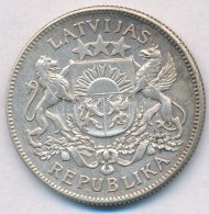 Lettország 1925. 2L Ag T:2
Latvia 1925. 2 Lati Ag C:XF
Krause KM#8 - Non Classificati