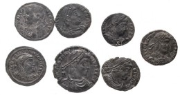Római Birodalom 7db-os Vegyes Rézpénz Tétel A IV. Századból, Közte... - Zonder Classificatie