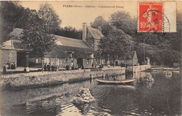 61-FLERS- CHÂTEAU , COMMUNS ET ETANG - Flers