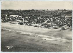 Le Rosaires-Plérin-Vue Aérienne-La Plage (Légère Pliure Sur Toute La Hauteur Côté Droit Et 1 Trou De Punaise)-(CPSM) - Plérin / Saint-Laurent-de-la-Mer